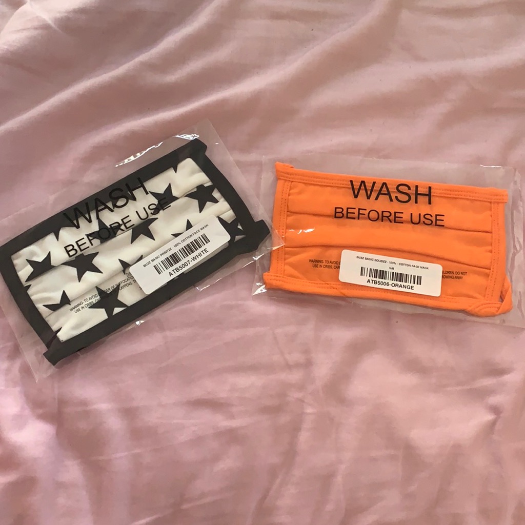 Brand New 100 Cotton Facemasks